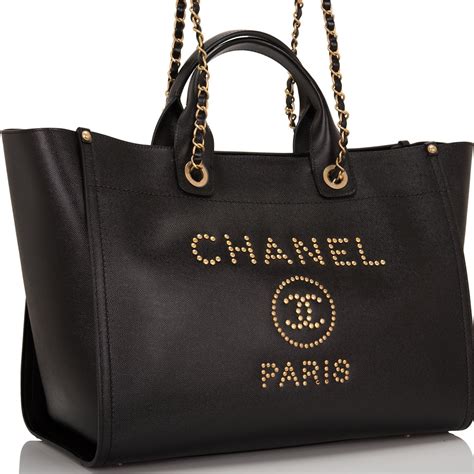 black chanel tote bag|large zipped shopping bag chanel.